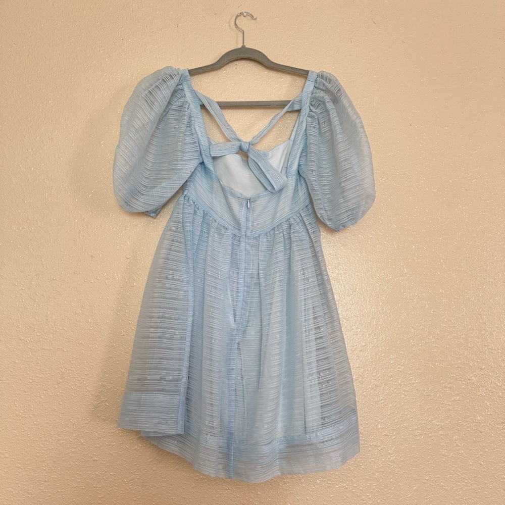 BHLDN x Free People Alaine Puff Sleeve Organza Dress - Picture 4 of 9